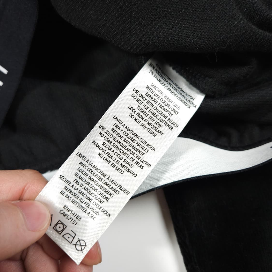 캘빈클라인 크롭 벨벳 후드티  상품이미지5