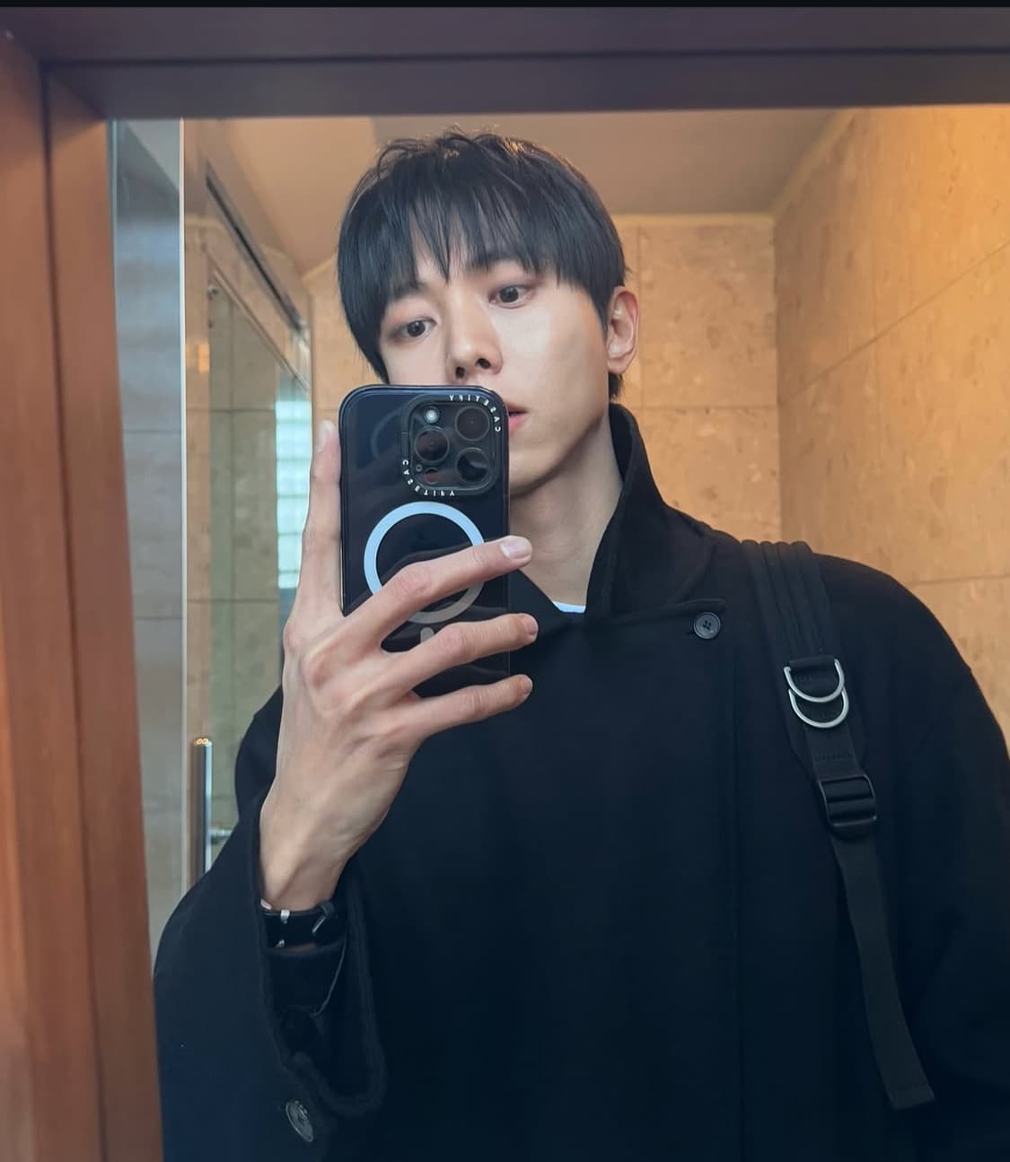 토니웩 핸드메이드 캐시미어 벨티드 오버 코트 상품이미지4