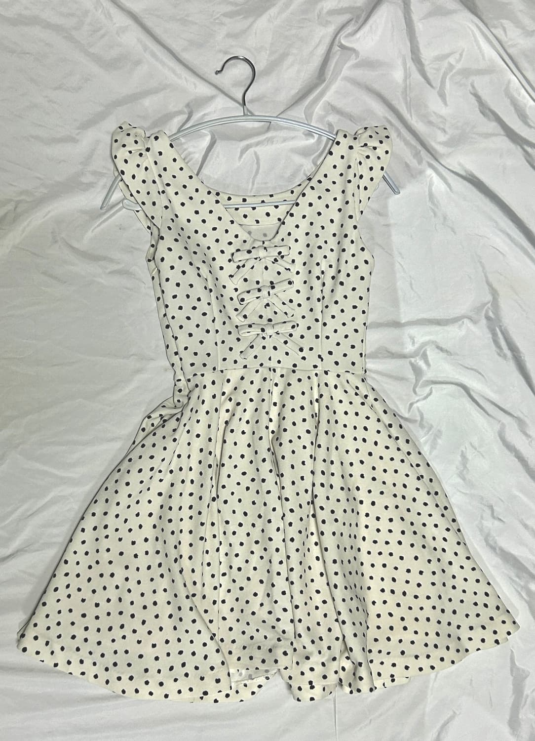 snidel 스나이델 도트 리본 원피스 상품이미지1