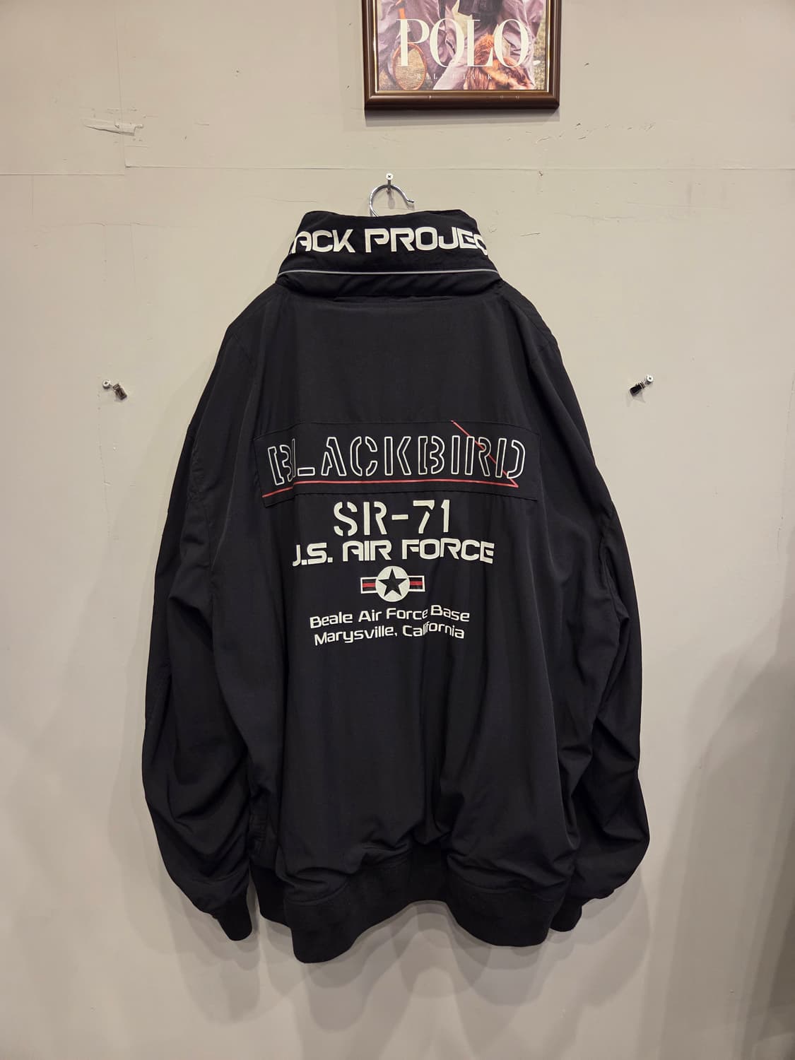 (역대급 핏) 아비렉스 SR-71 블랙버드 정찰기 항공 점퍼 상품이미지2