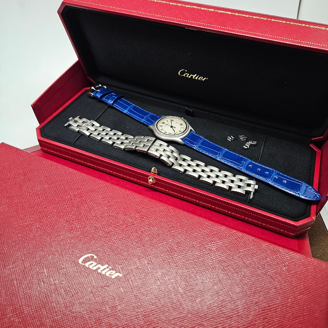 까르띠에 1990's 팬더 쿠거 다이아 시계 상품이미지5