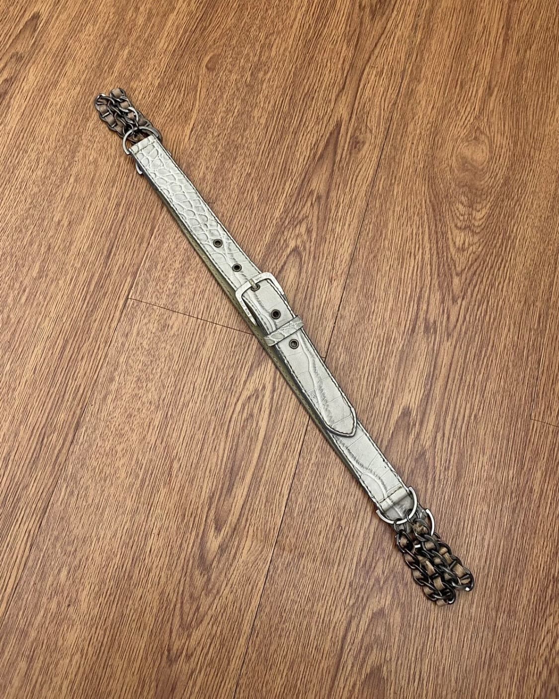 Gray chain belt  상품이미지3