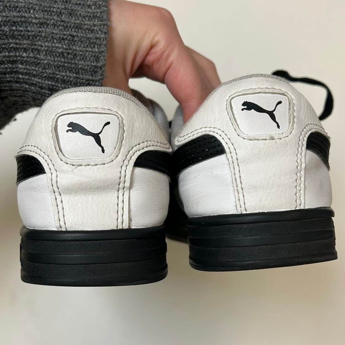 퓨마 스매쉬 벌크 스니커즈 화이트 260 상품이미지5