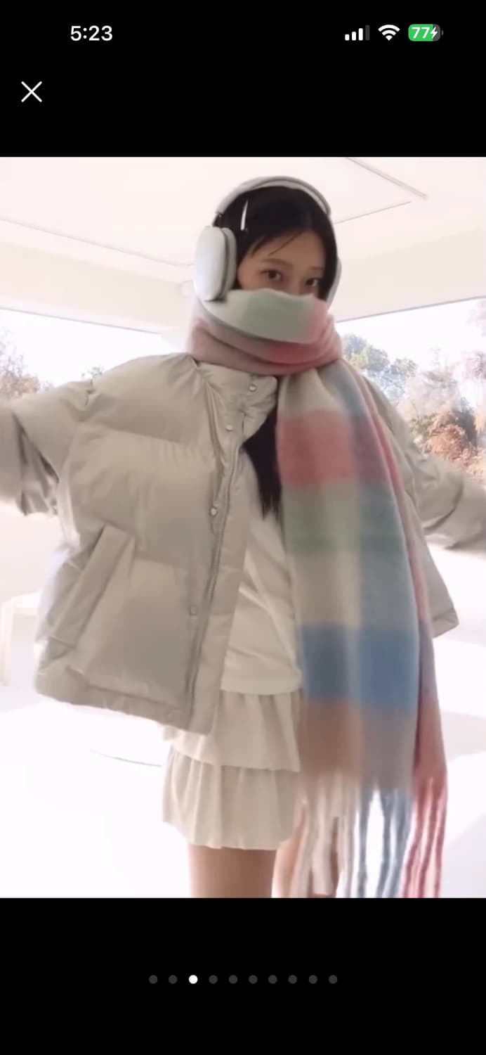 시오르 FATTY 머플러 파스텔 아크네맛 상품이미지5