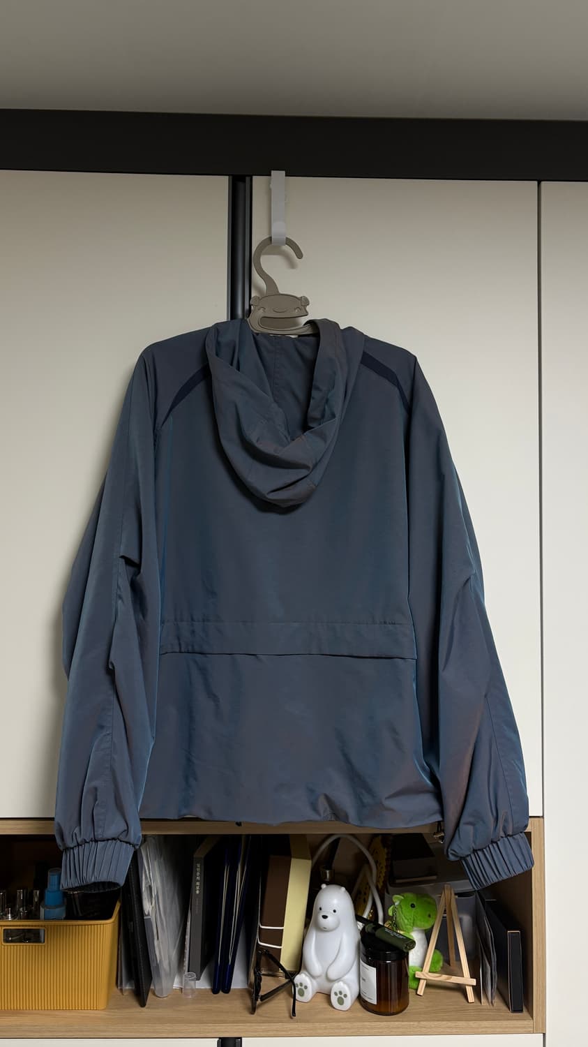 키뮤어 글로시 윈드브레이커 그레이쉬블루 L 상품이미지4