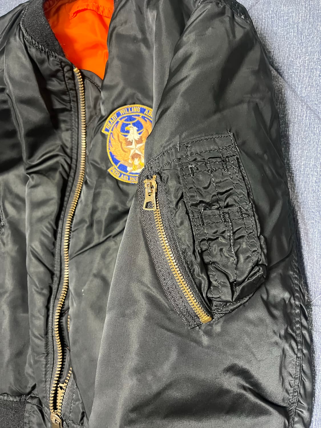 알파인더스트리 ma-1 항공점퍼 상품이미지3