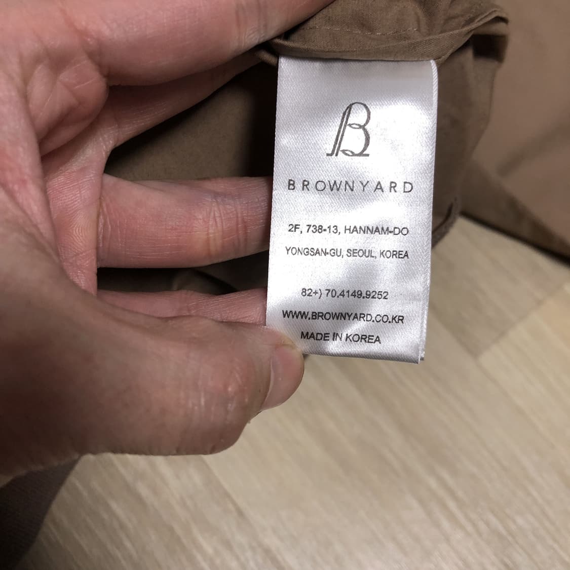 (3) 브라운야드 BROWNYARD 20 FW 라이트 하프 집업 브라운 상품이미지6