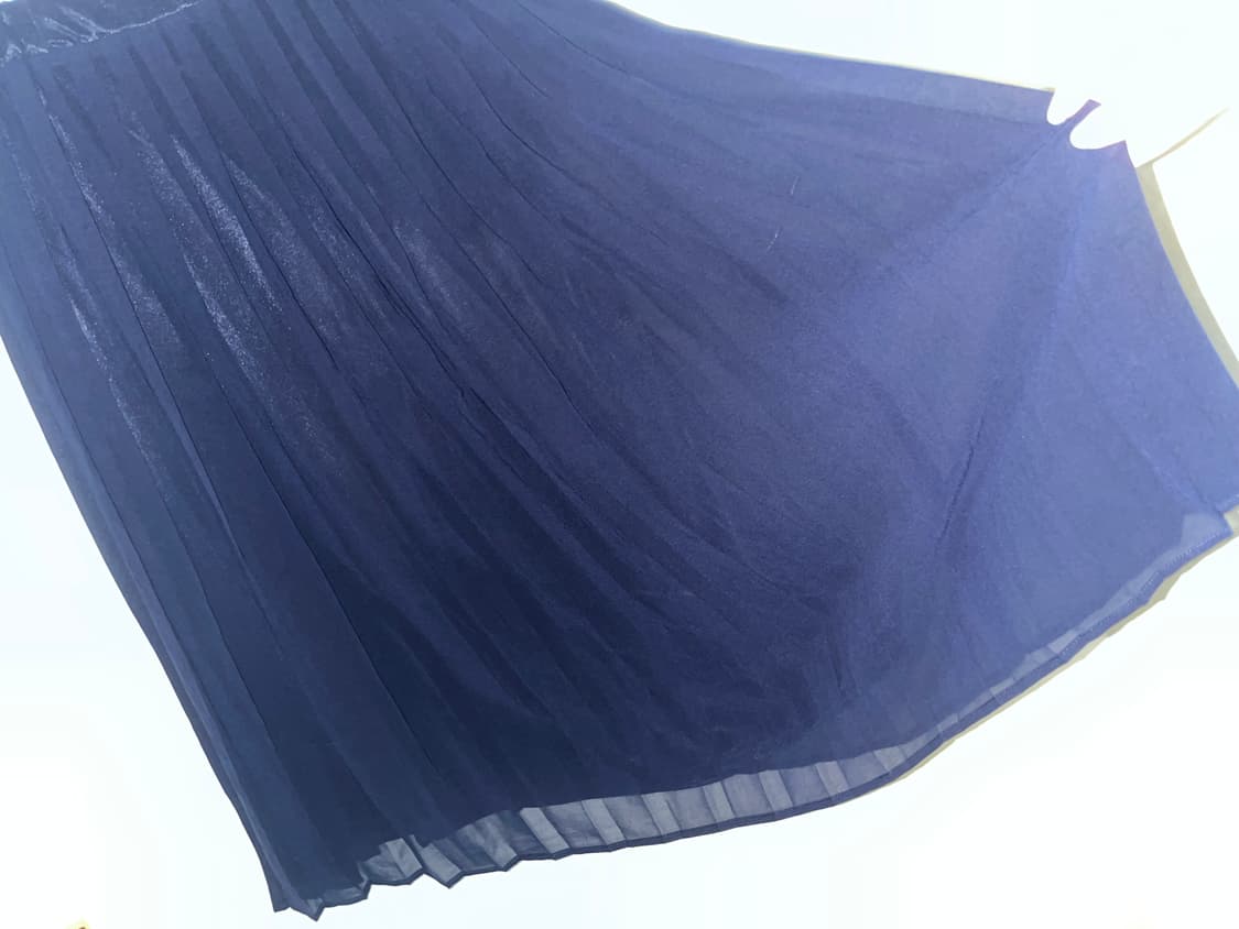 navy flared skirt 상품이미지2