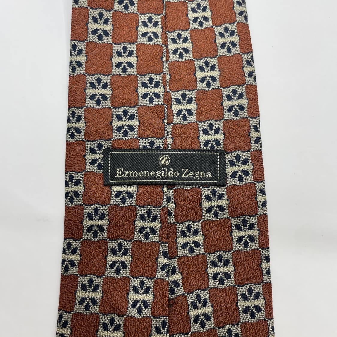 858) (Ermenegildo zegna) 에르메네질도제냐 패턴 넥타이 상품이미지5