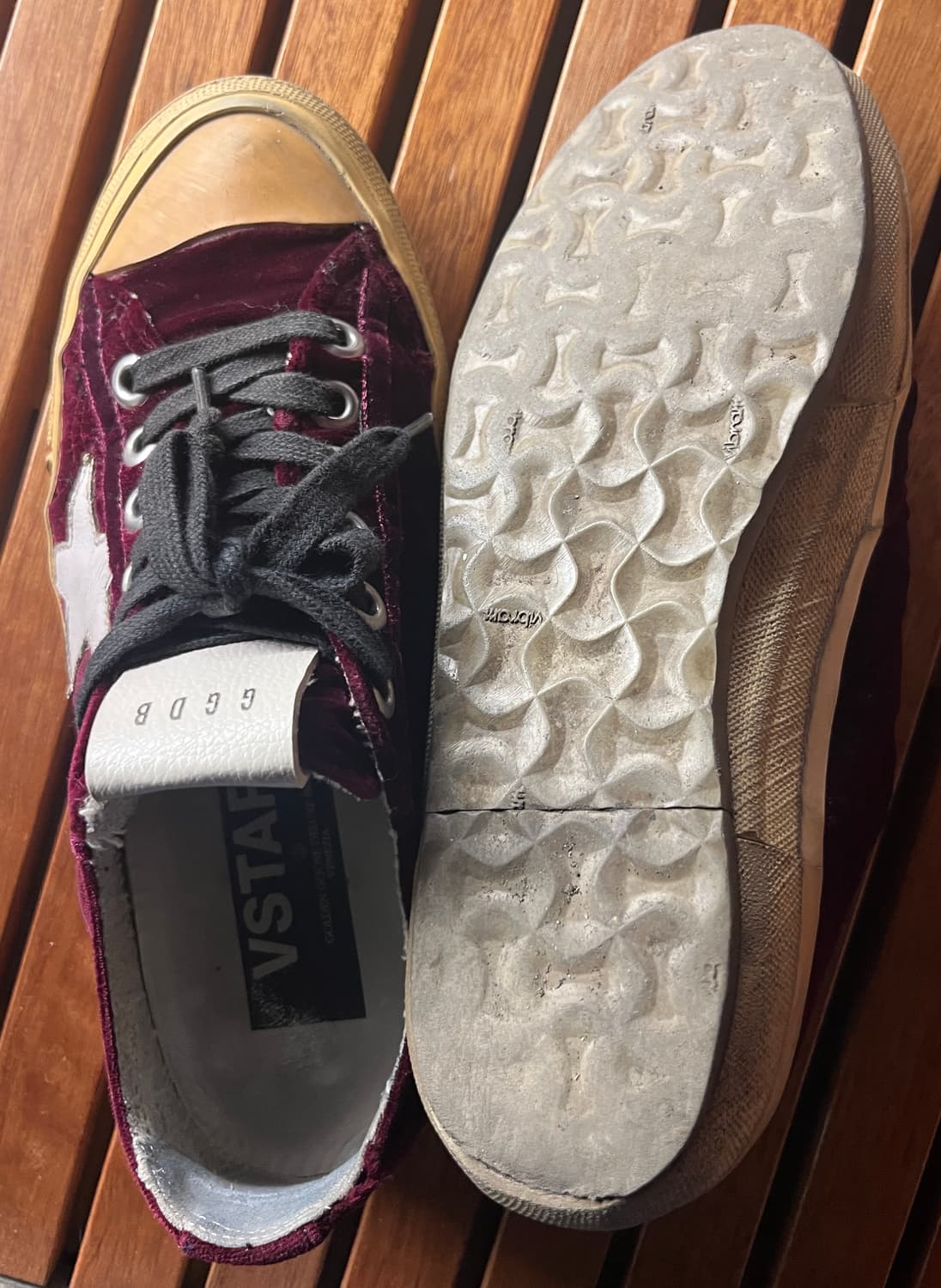 골든구스 브이스타 벨벳 37사이즈 상품이미지4