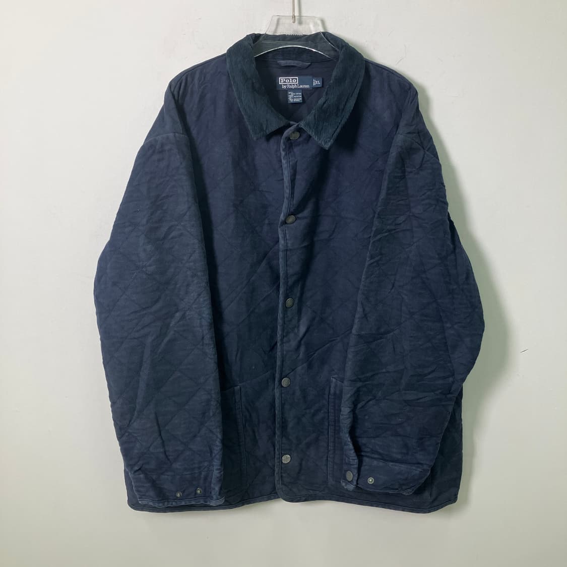폴로 랄프로렌 네이비 퀼팅 자켓 XL  상품이미지1