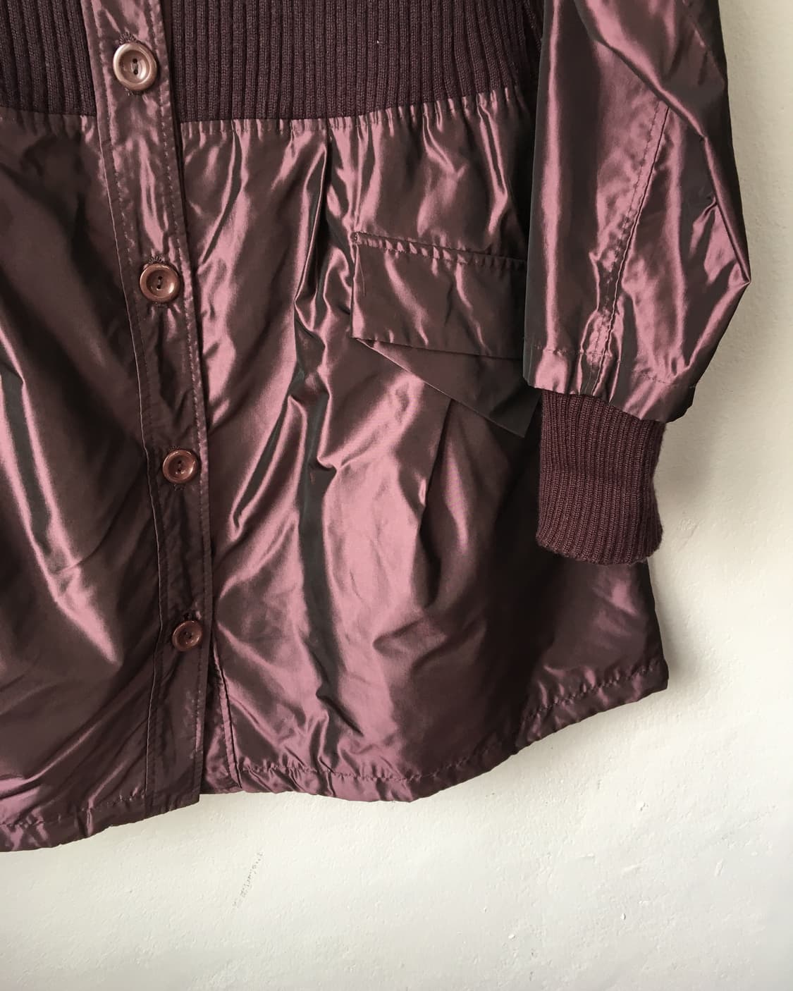 Thick neck line point glossy jacket 상품이미지4