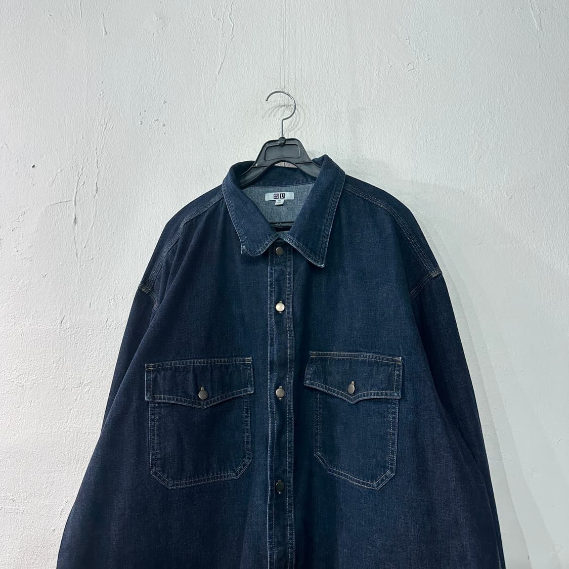 유니클로U 데님 청남방 3XL 상품이미지2