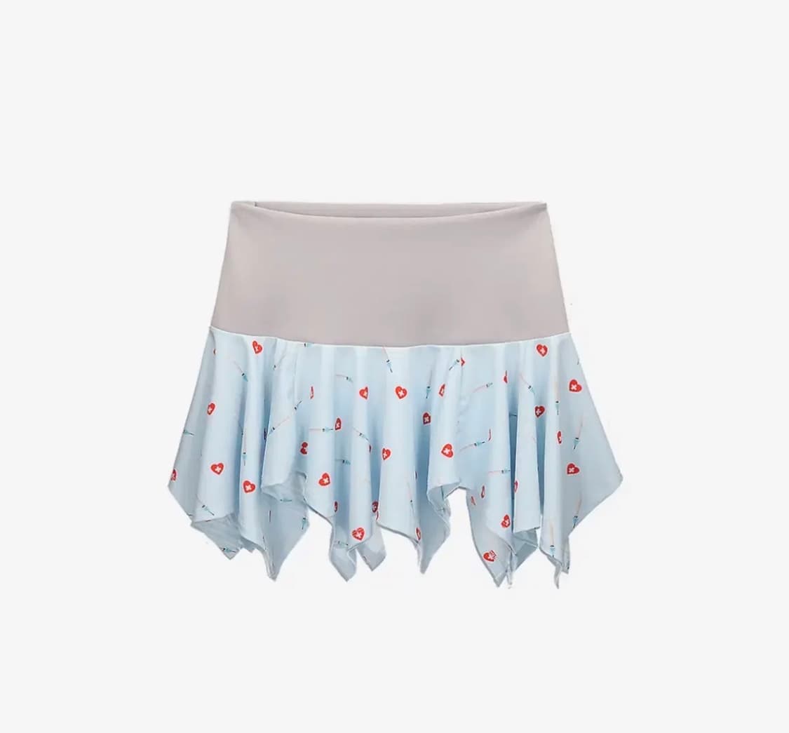 혼쿄 인젝션 드레이프드 스커트 스카이블루 상품이미지1