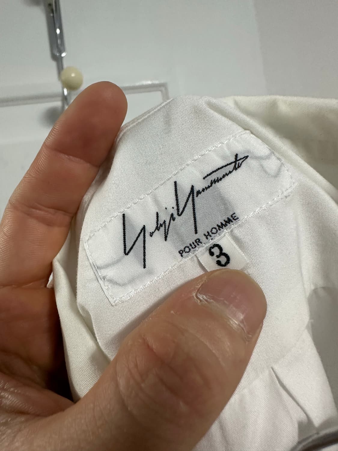 요지야마모토 뿌르 옴므 넥타이 디테일 셔츠 상품이미지3