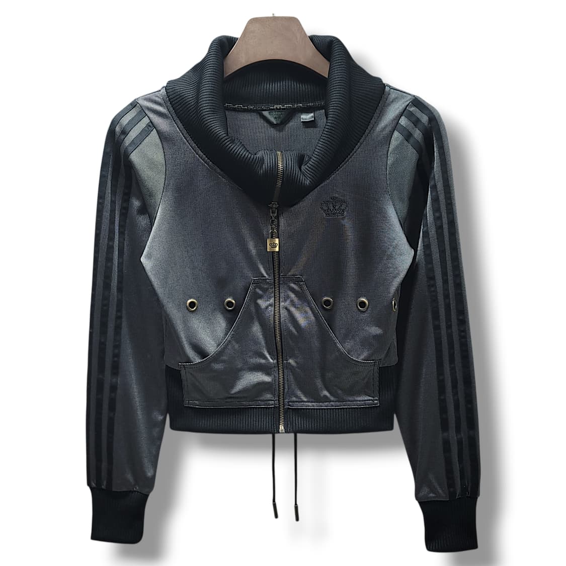 [S] 아디다스 다크그레이 리스펙트 미 크롭 져지 상품이미지1