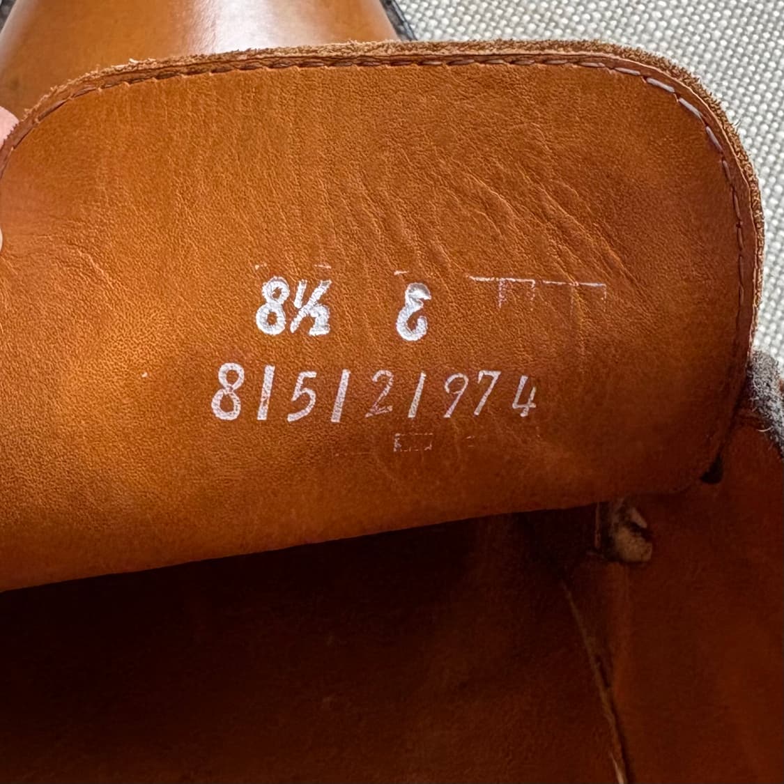 (265mm) USA Ralph Lauren 탠 더비 슈즈 상품이미지10