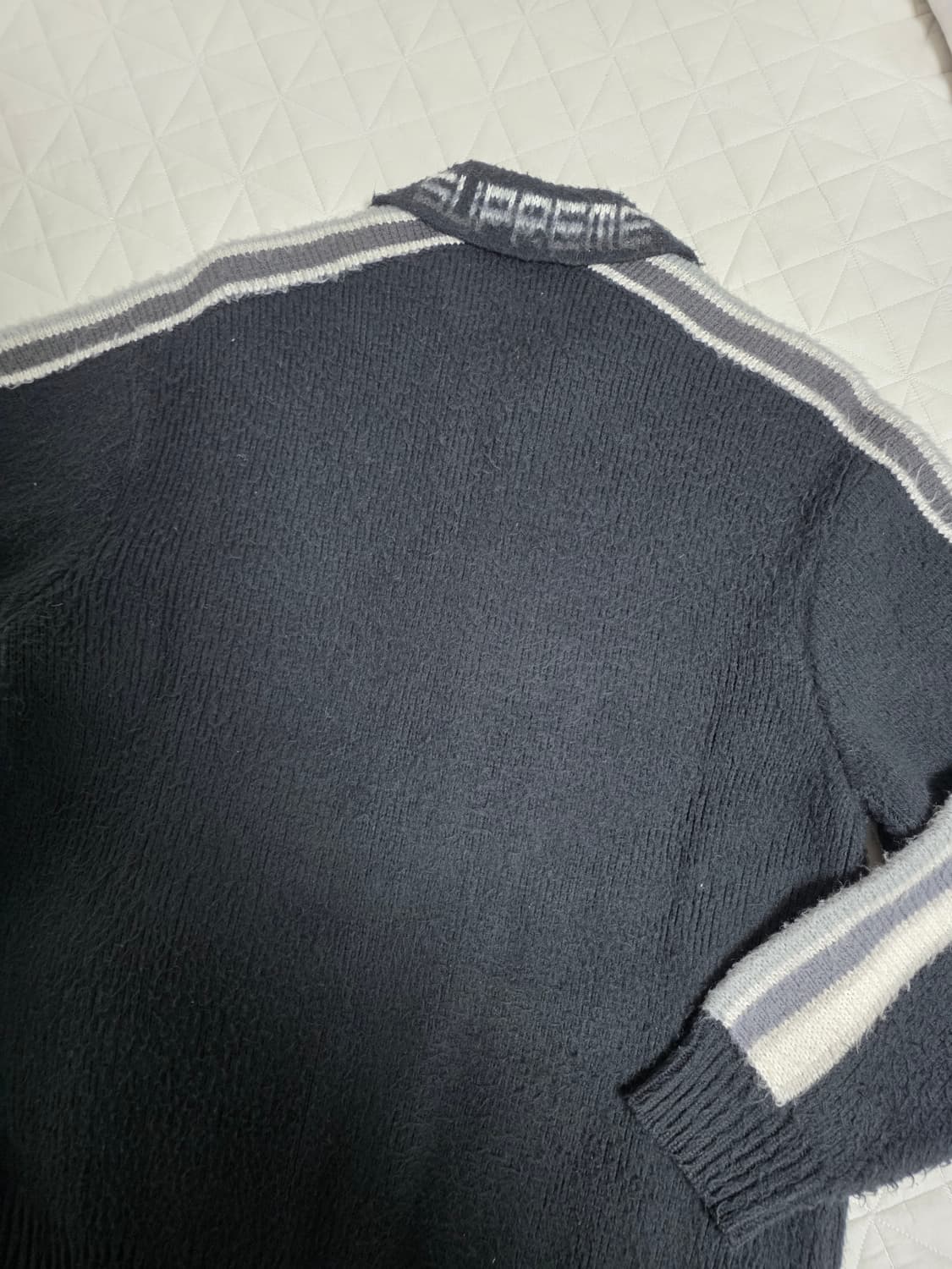 Supreme Sleeve Stripe ZipUp Sweater 23ss 상품이미지5