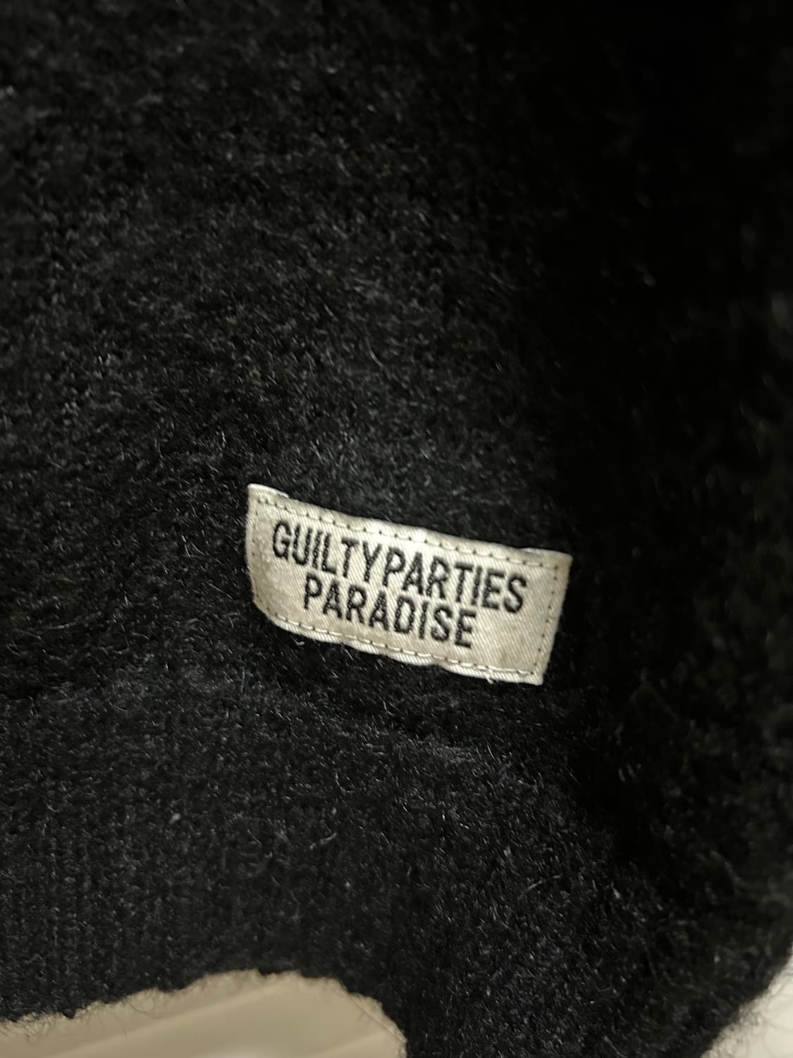 와코마리아 모헤어 니트 블랙 L사이즈 상품이미지4