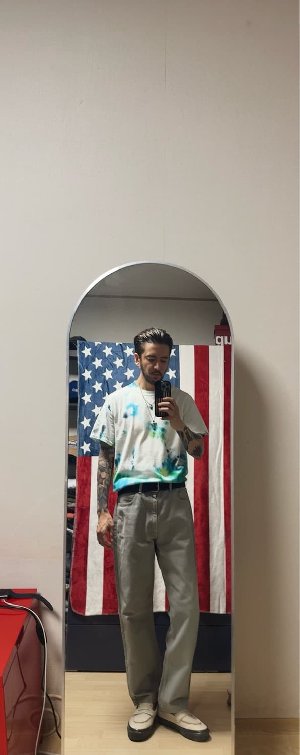 길단 타이다이 빈티지 반팔티셔츠 Gildan Tie Dye T  [L] 상품이미지1