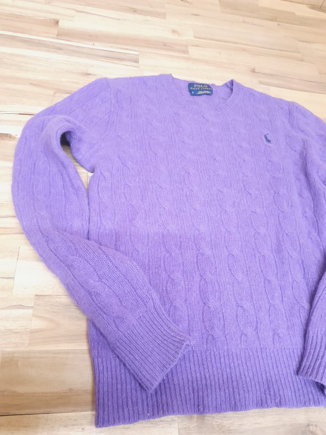 폴로 양모니트  라일락 S 55 상품이미지3
