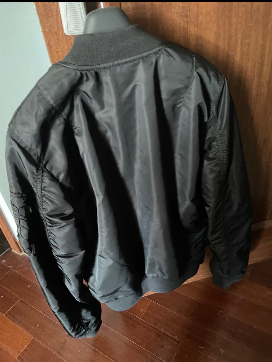 알파인더스트리 항공점퍼 ma-1 블랙 M 상품이미지3