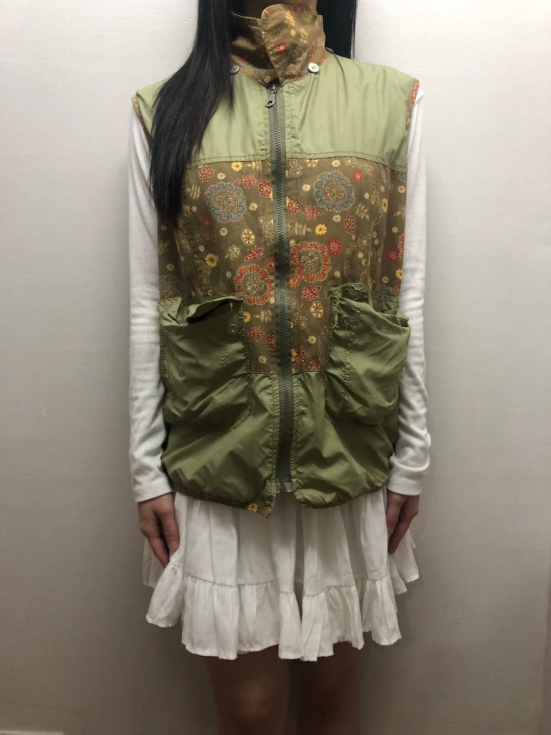 빈티지 카키 모리 베스트 상품이미지6