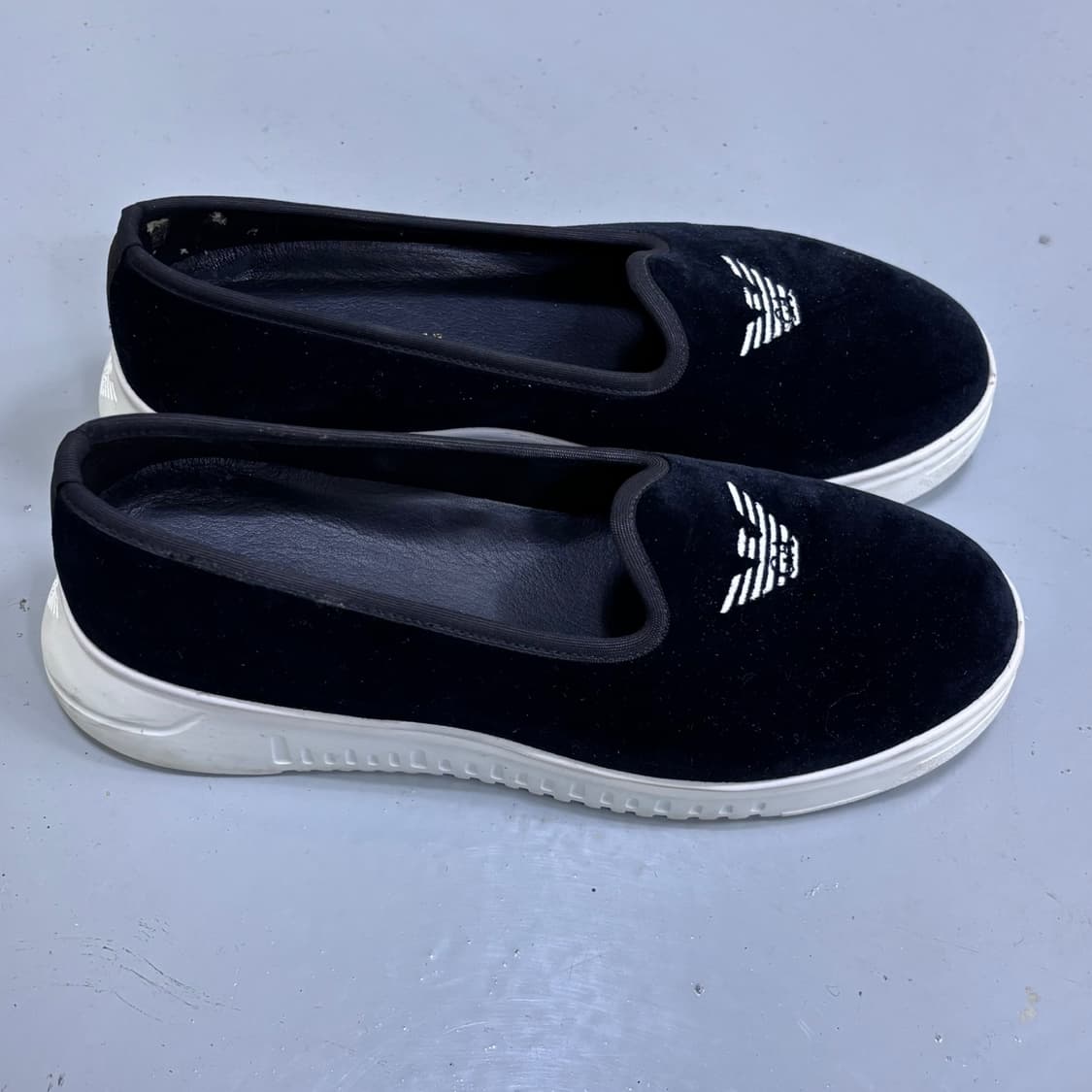 240 엠포리오아르마니 벨벳 스니커즈 0406E 상품이미지2