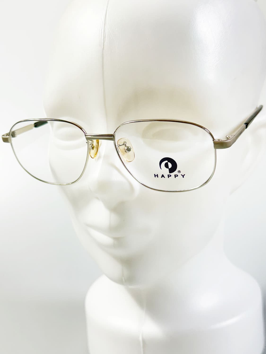 90s HAPPY 실버 메탈 슬림 스퀘어 빈티지 안경 상품이미지8