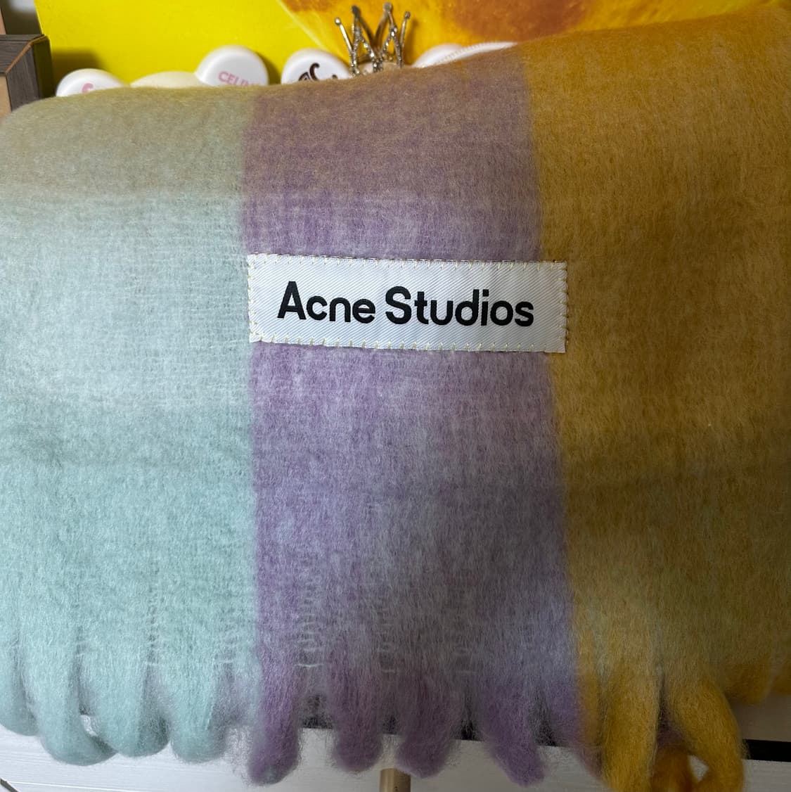 아크네 스튜디오 멀티컬러 모헤어울머플러 남여공용 상품이미지1