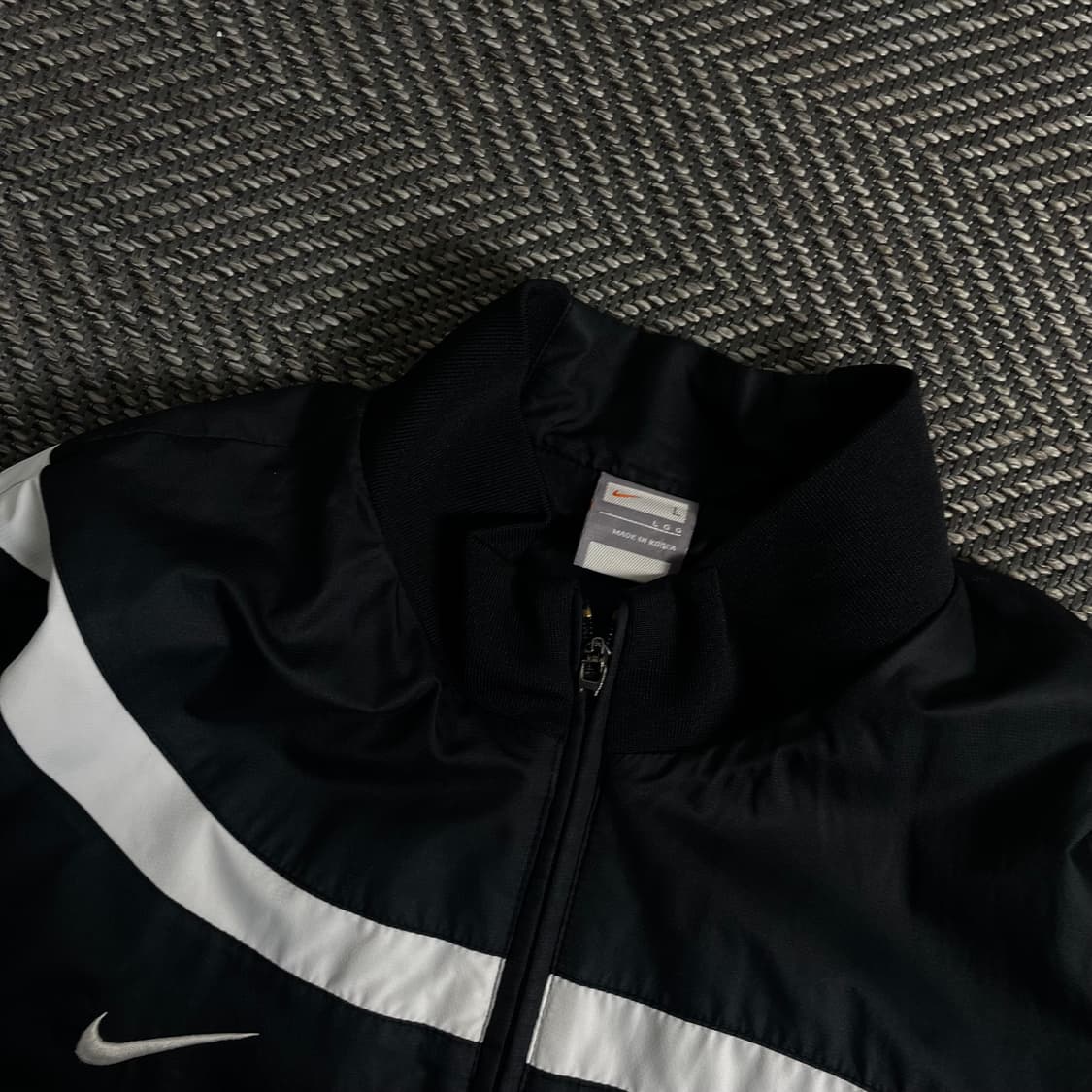 나이키 올드스쿨 스우시 바람막이 자켓 블랙 y 3930 상품이미지7