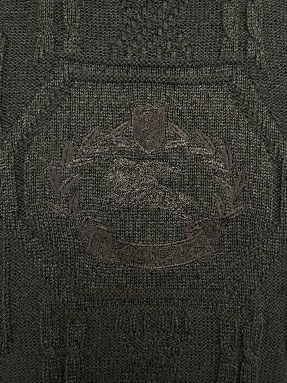 버버리 90s 퀘스트리안 나이크 케이블 니트 상품이미지5