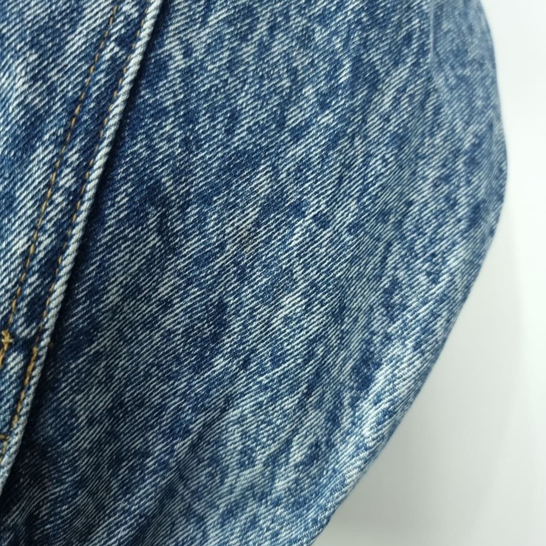 [빈티지] 스톤 크랙 워시드 오버핏 데님 자켓 청자켓 M20038 상품이미지10