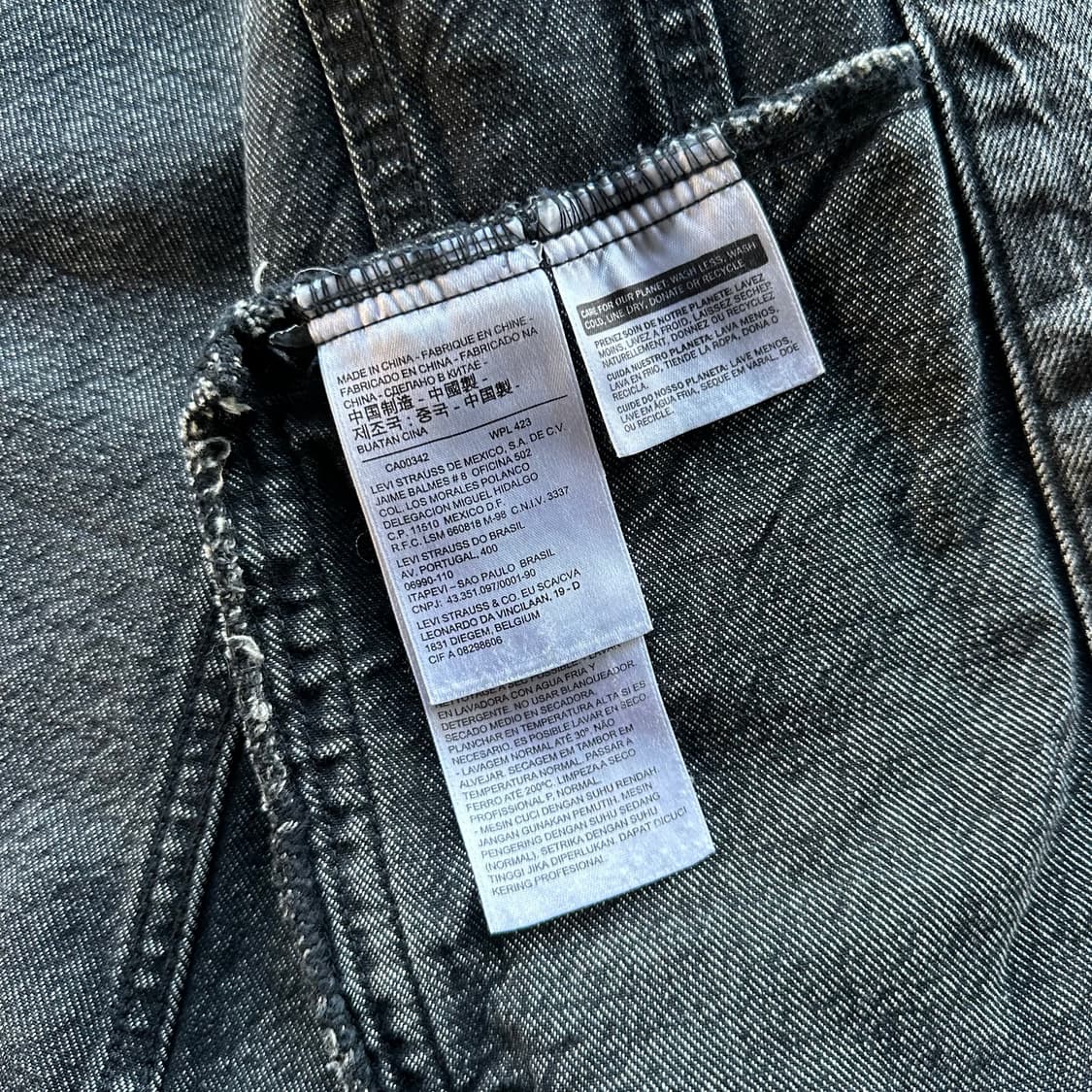 [S]리바이스 Levi's 클래식 흑청 트러커 자켓 상품이미지10
