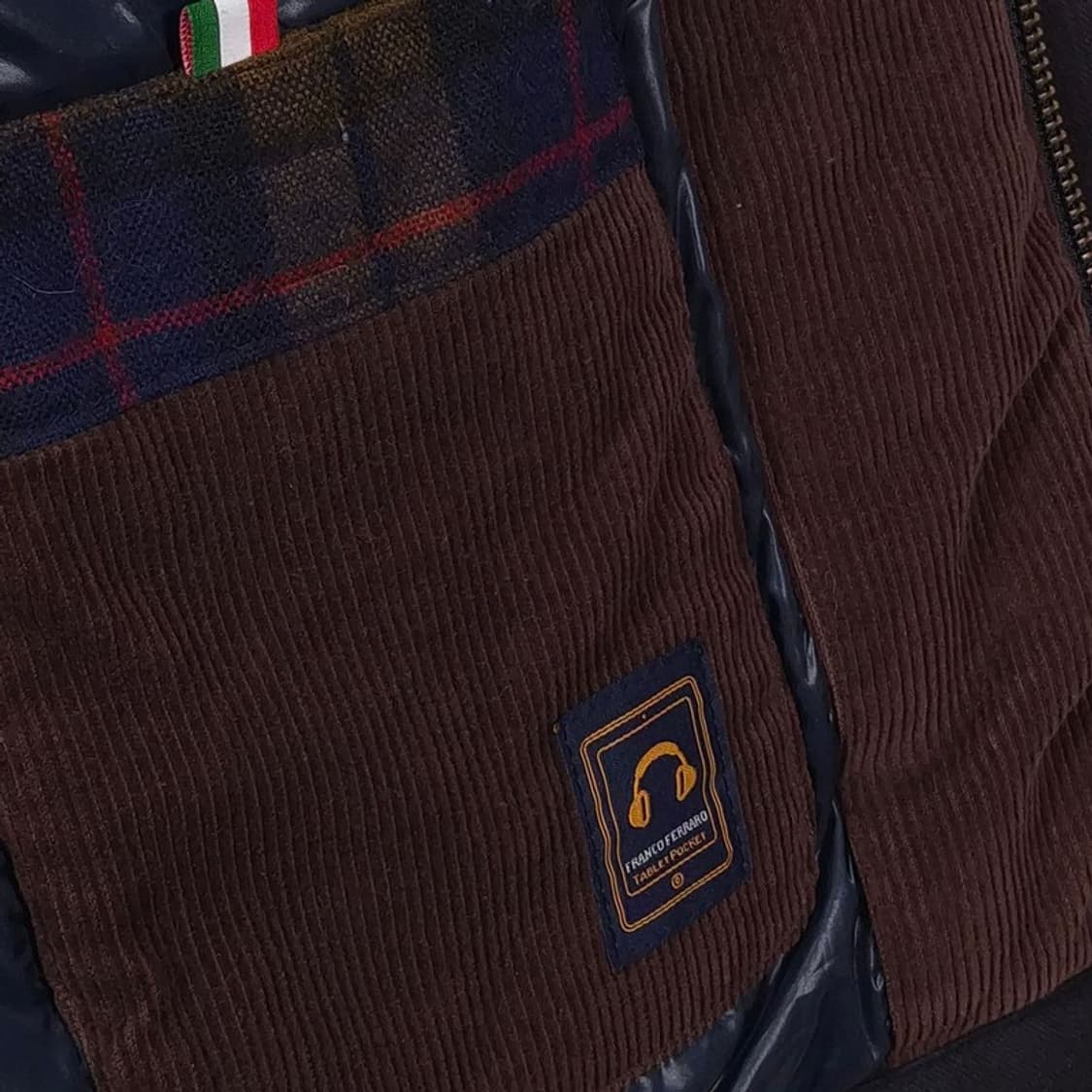 프랑코 페라로 피에몬테 레더 패치 헌팅 자켓 L 상품이미지7