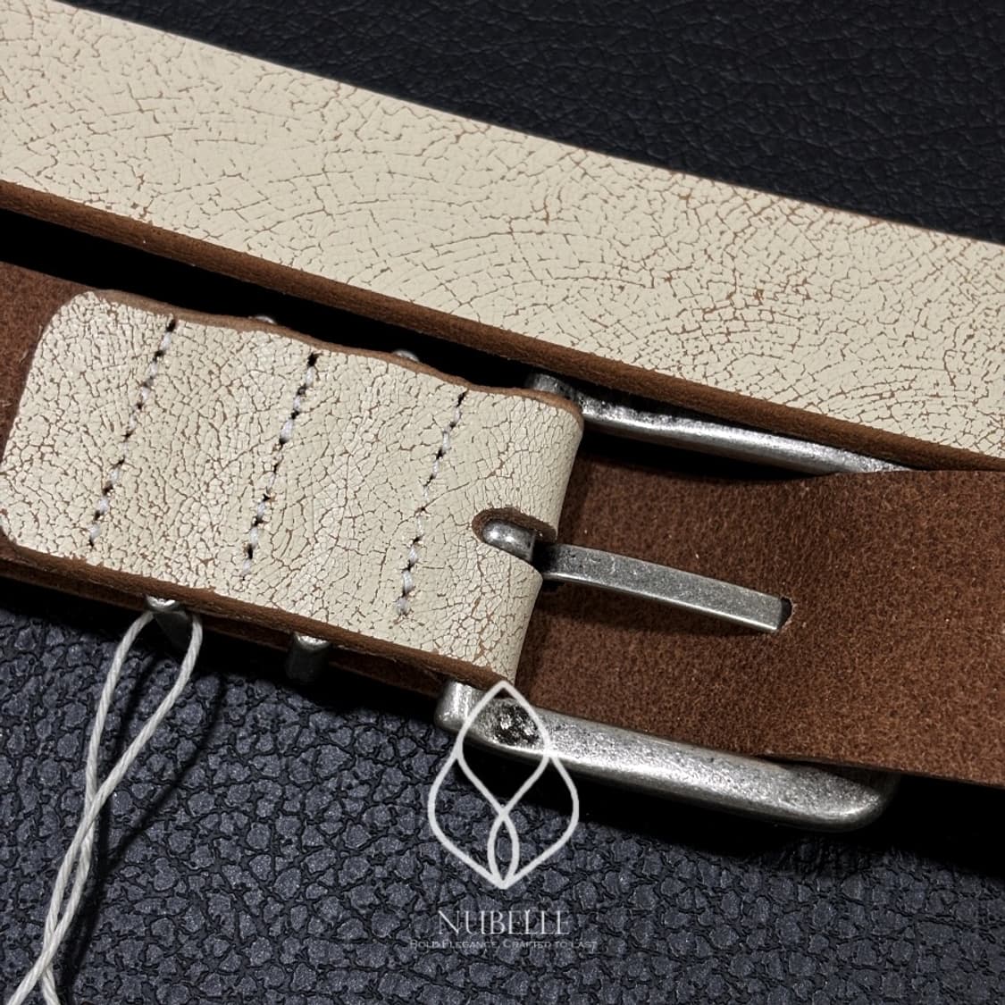 🌗 Vera pelle crack belt / 베라펠레 크랙 가죽 벨트 상품이미지9