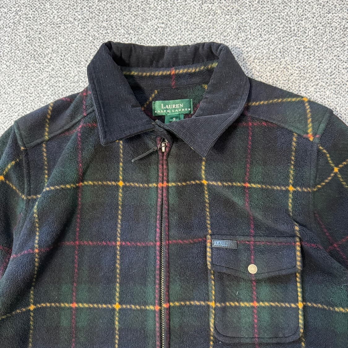 폴로 랄프로렌 그린라벨 플리스 체크 자켓 상품이미지2