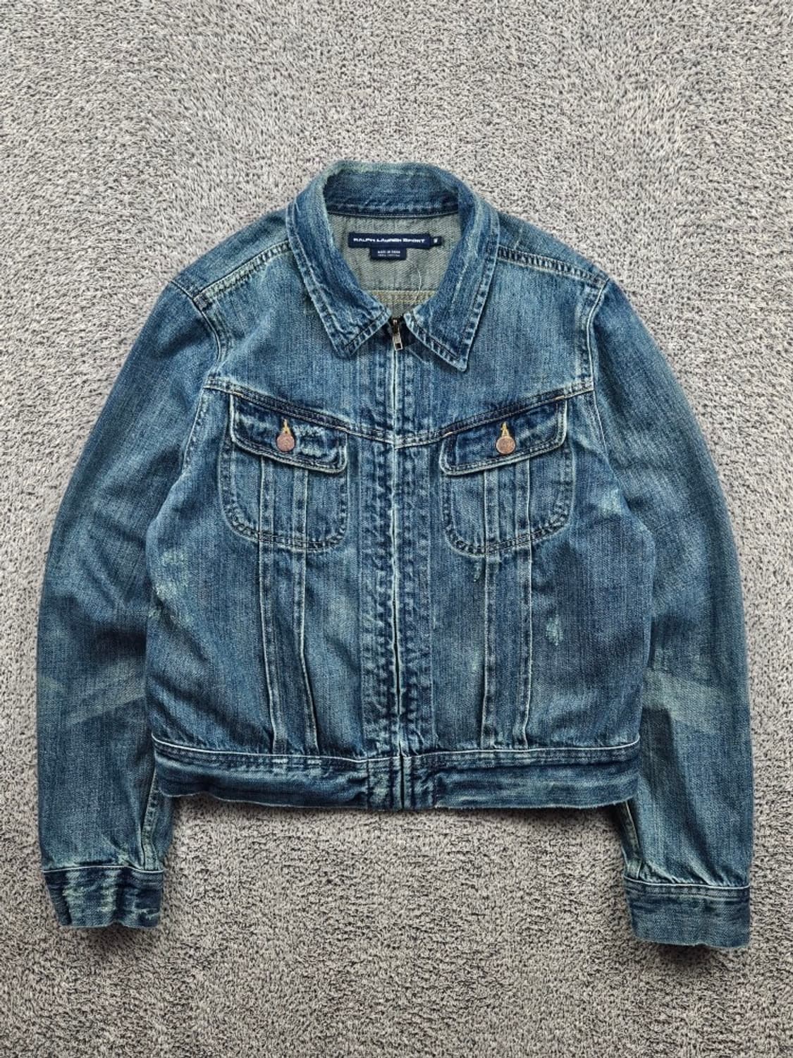 랄프로렌 스포츠 데님 집업 트러커 자켓 ( M ) / 11586 상품이미지1