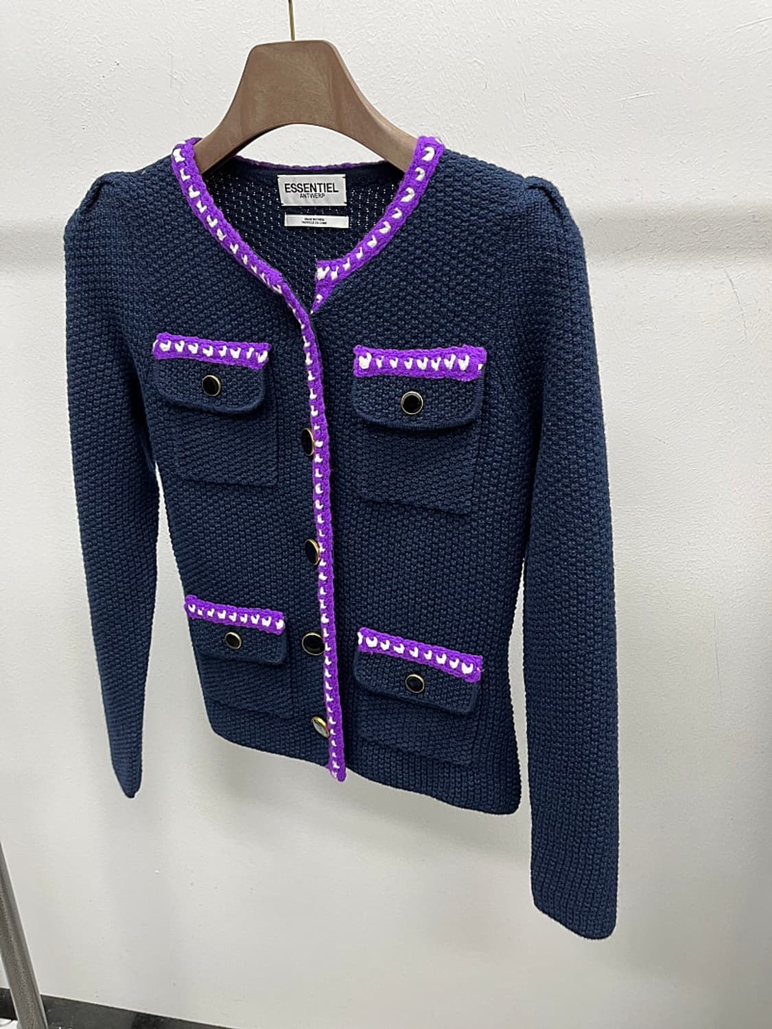 여) 에센셜앤트워프 트위드 가디건  상품이미지1