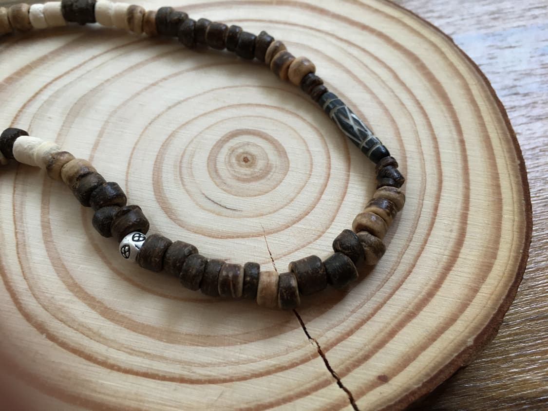 coconut wood necklace 코코넛우드 목걸이 상품이미지3