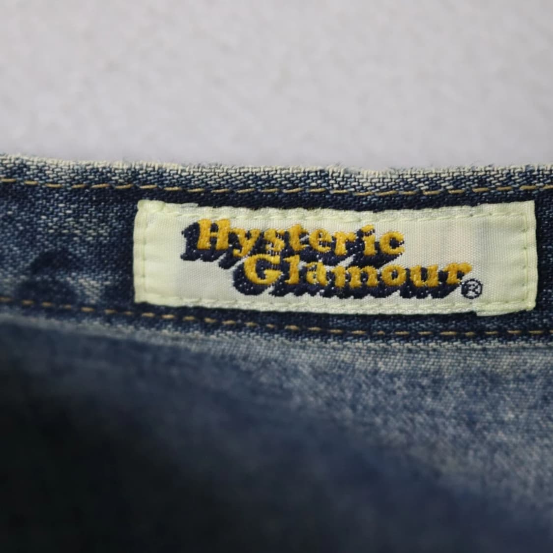 히스테릭 글래머 뒷트임 데님 롱 스커트 66818 상품이미지10