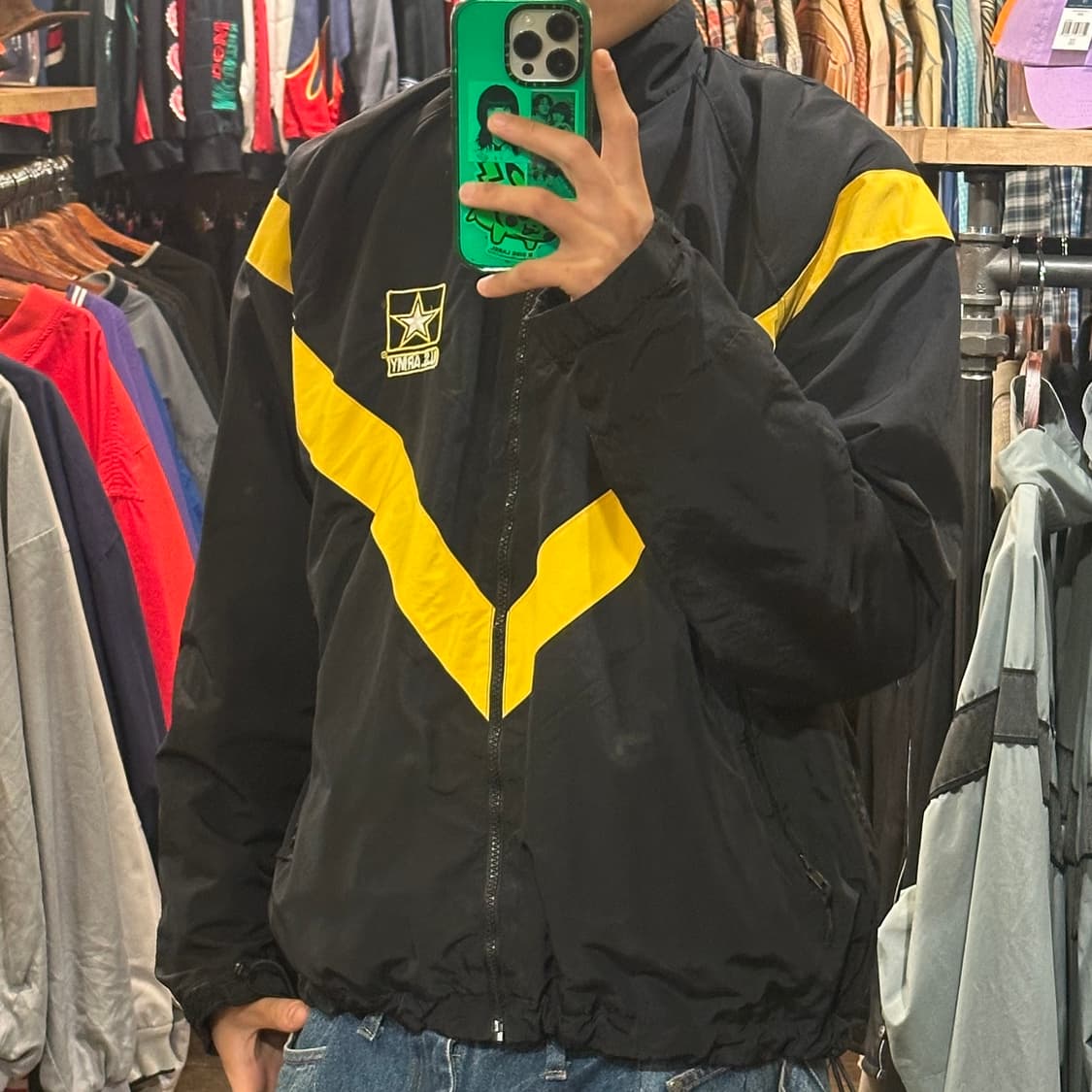 [HI] 아미 바람막이 블랙/옐로우 상품이미지3