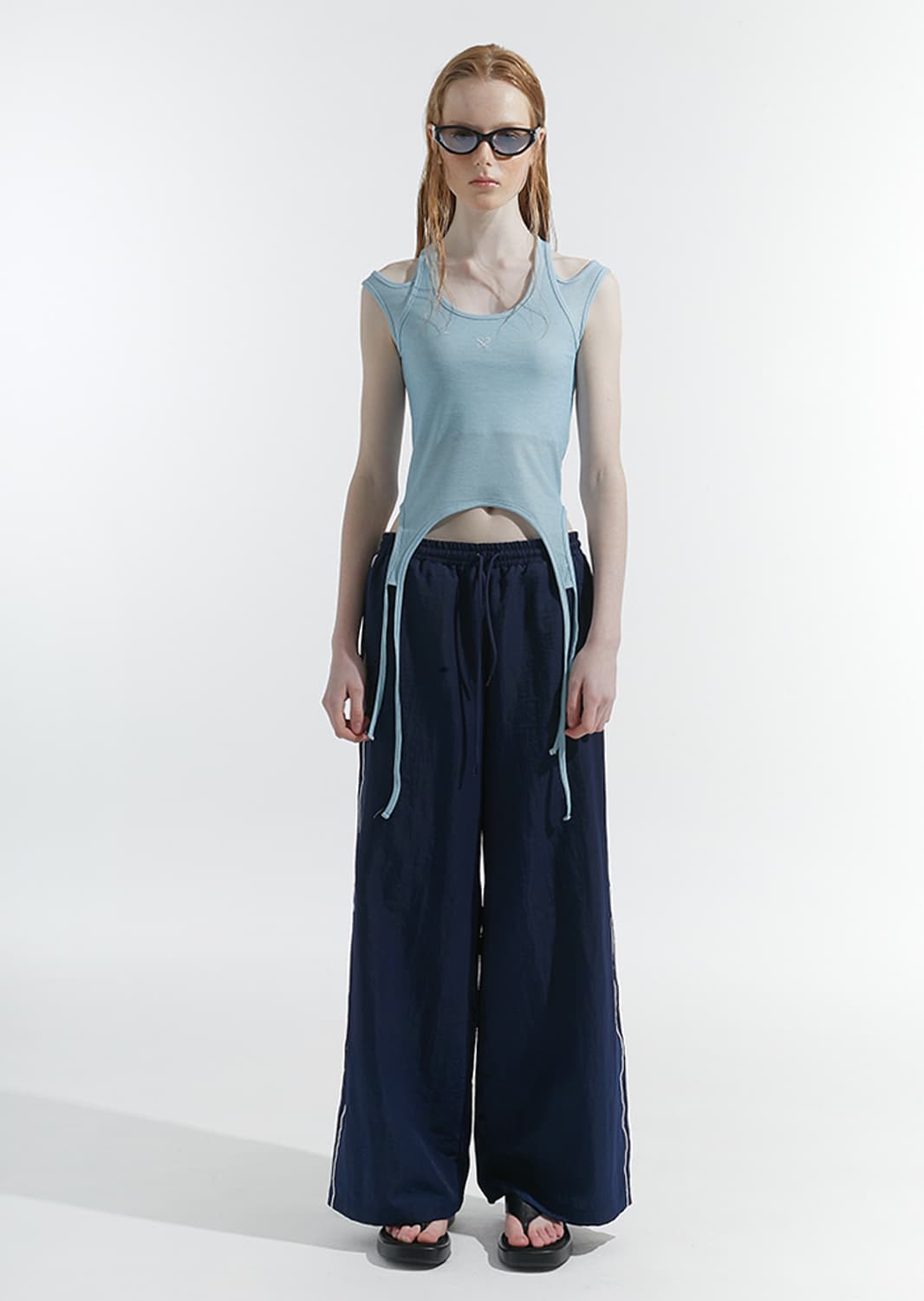 SAYSRA MASH LAYERED SLEEVELESS, SKY BLUE 상품이미지9