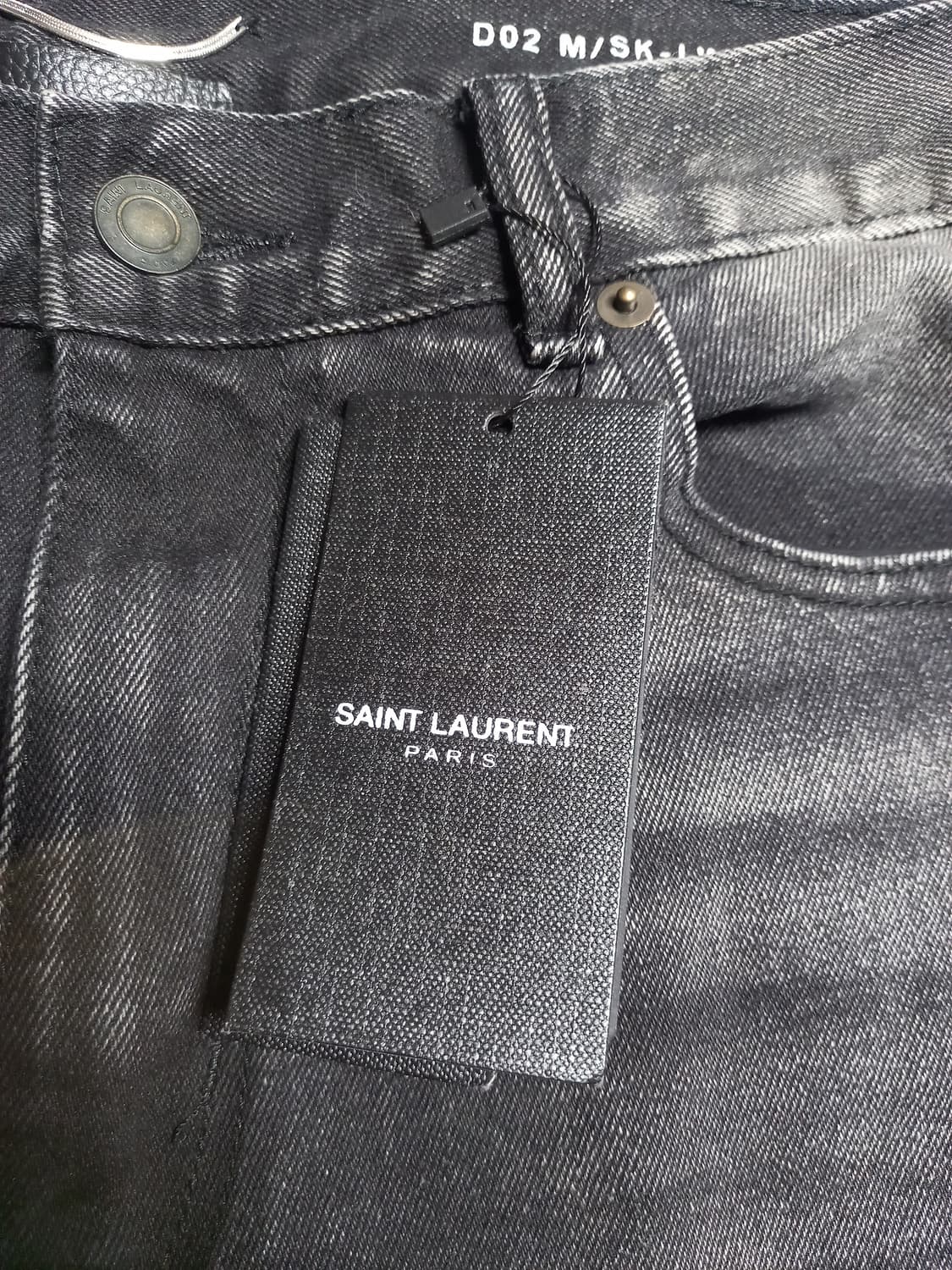 생로랑 흑청바지  새상품  34 상품이미지2