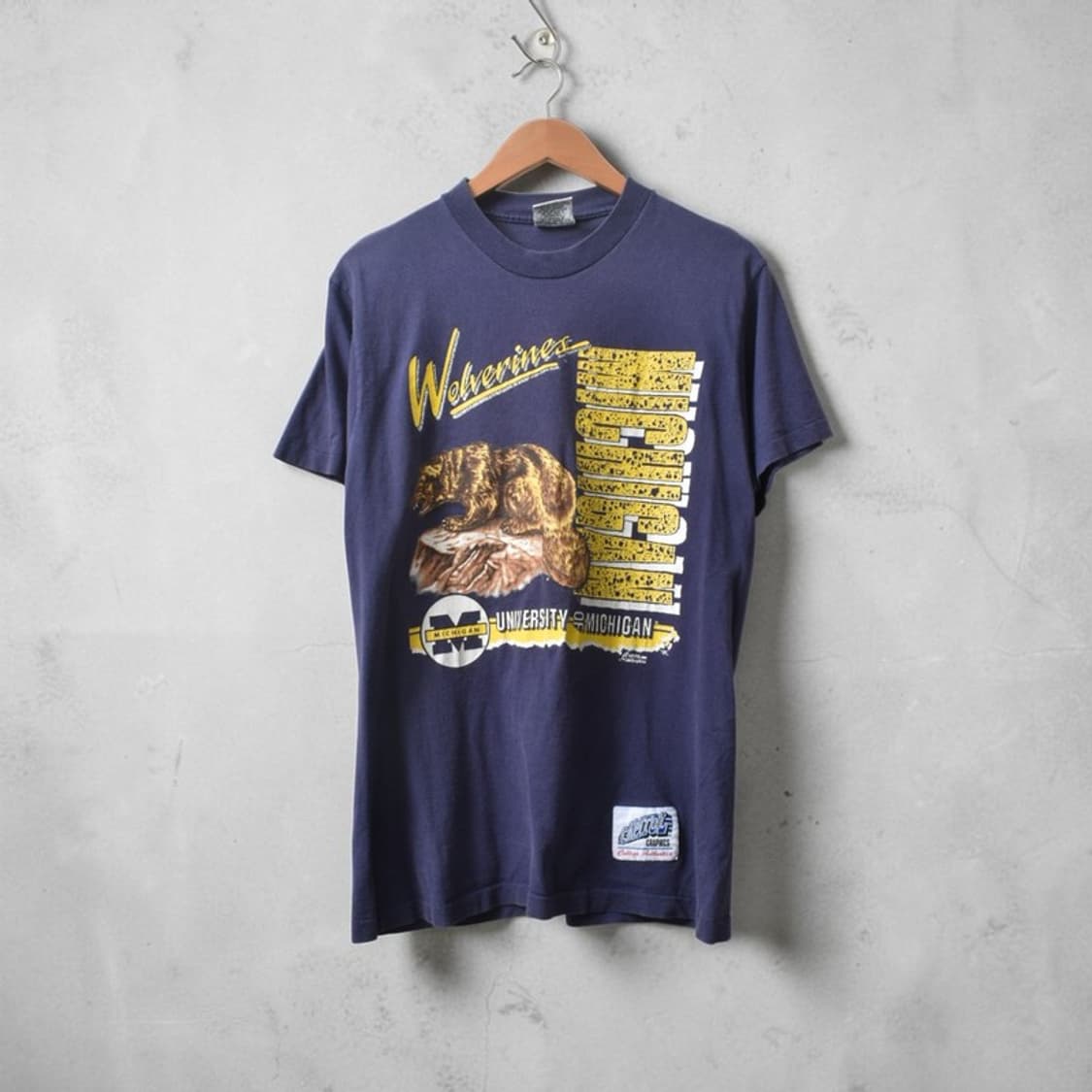 90S USA 미시건 반팔티 L M0273 상품이미지2