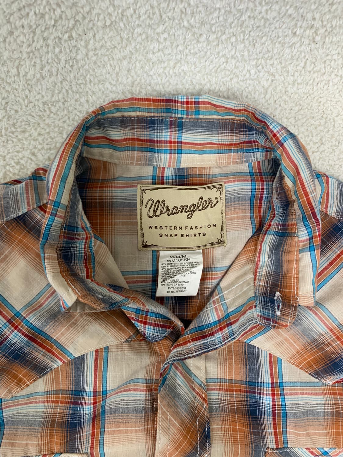 Wrangler 웨스턴 셔츠 상품이미지1