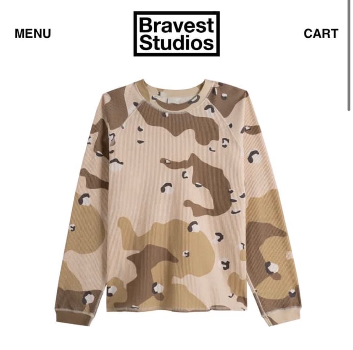 Bravest Studios 카모 롱슬리브  상품이미지1