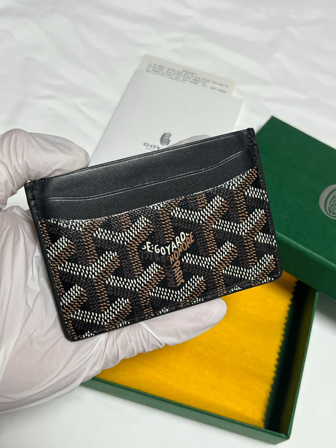 [정품] 고야드 생쉴피스 카드지갑 블랙 상품이미지4