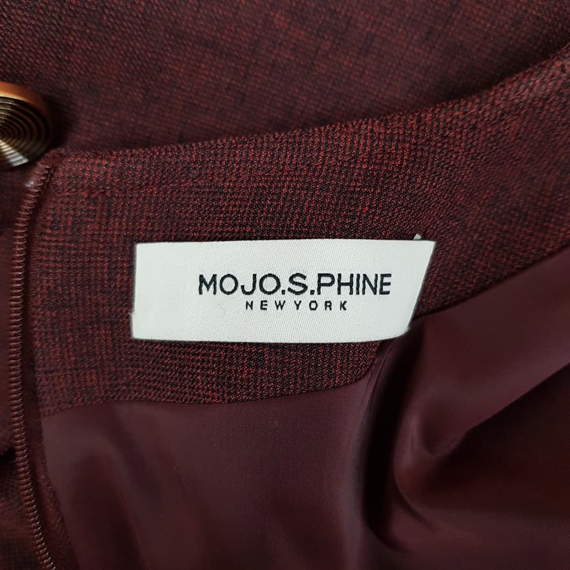 모조에스핀 더블버튼 클래식 원피스 S사이즈 상품이미지7