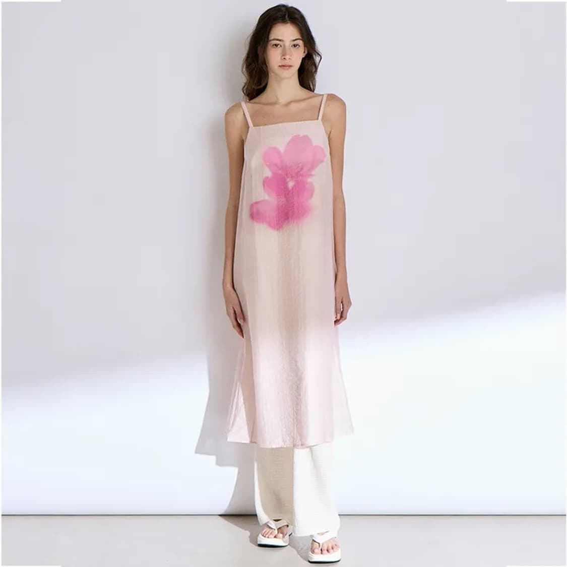 셀리테일즈 플라워 그래픽 드레스 핑크 상품이미지1